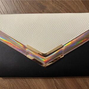 Aldo Large Colour Block Envelope Clutch